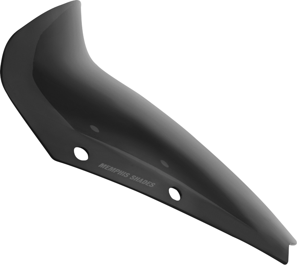 Memphis Shades Spoiler Windshield - 5" - Dark Black Smoke - FLHX