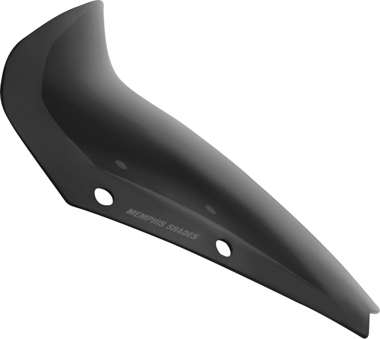 Memphis Shades Spoiler Windshield - 5" - Dark Black Smoke - FLHX