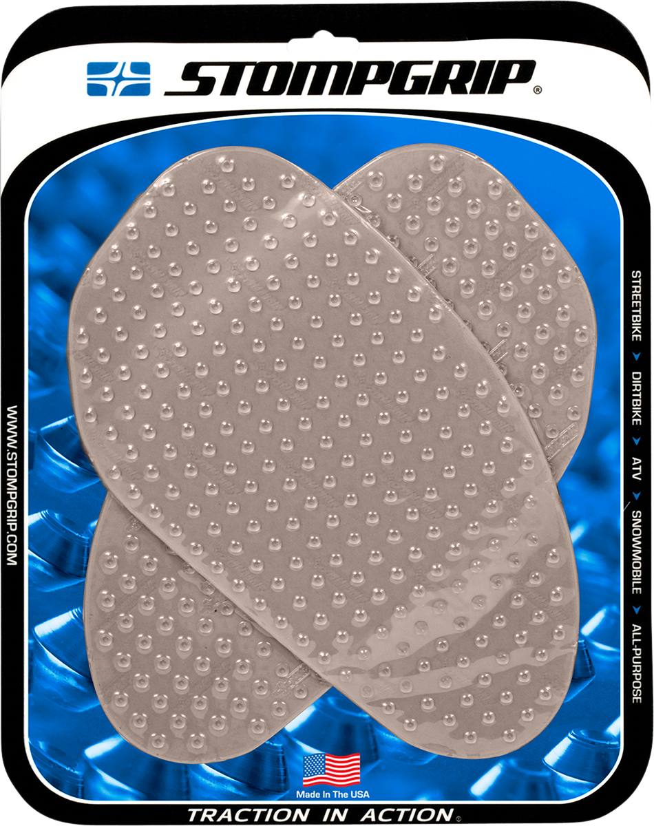 StompGrip Tank Grips - Volcano - Large - Clear - Universal