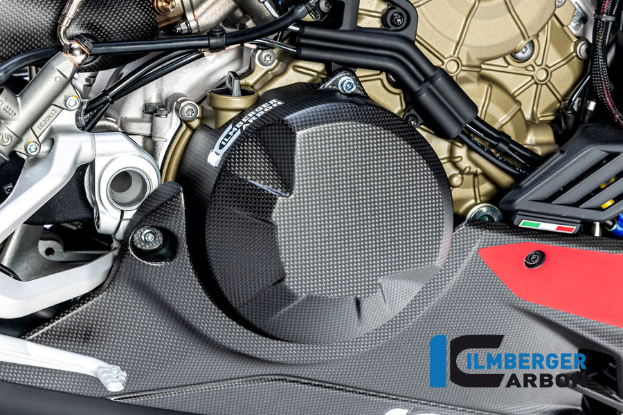 Ilmberger Carbon Clutch Cover Ducati Streetfighter V4 Till 2022 - Matte