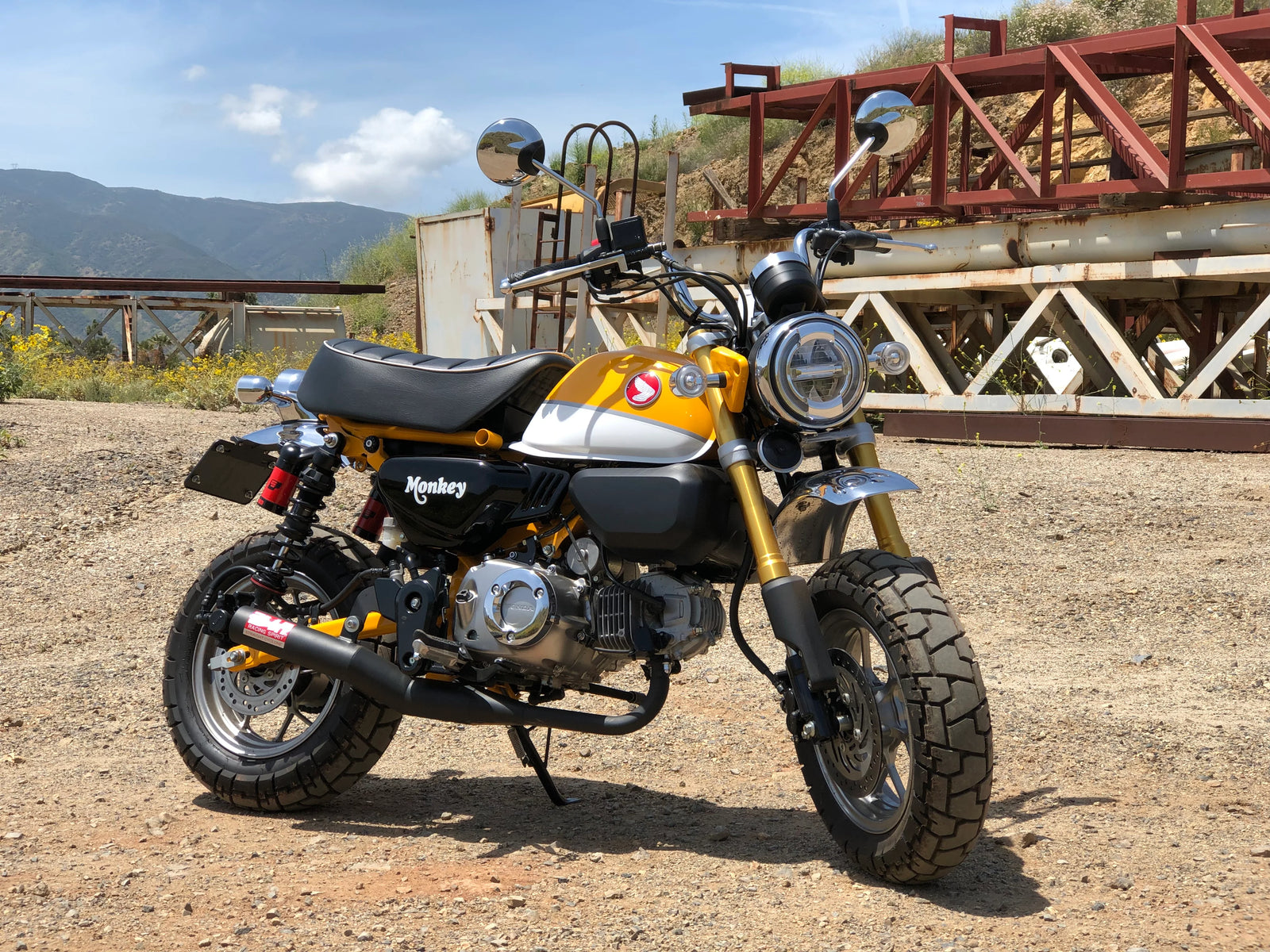 Yoshimura U.S. SPEC MONKEY 19-26 Race Straight Cyclone Full System Exhaust