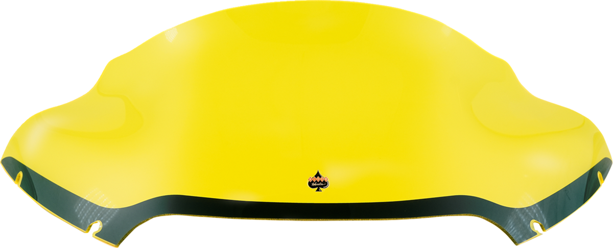 Klock Werks Ice Flare® Windshield - 9" - Yellow Ice - '15-'25 FLTR