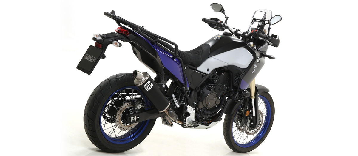 Arrow 72628AON Indy Race Aluminium Dark Slip On With Steel End Cap