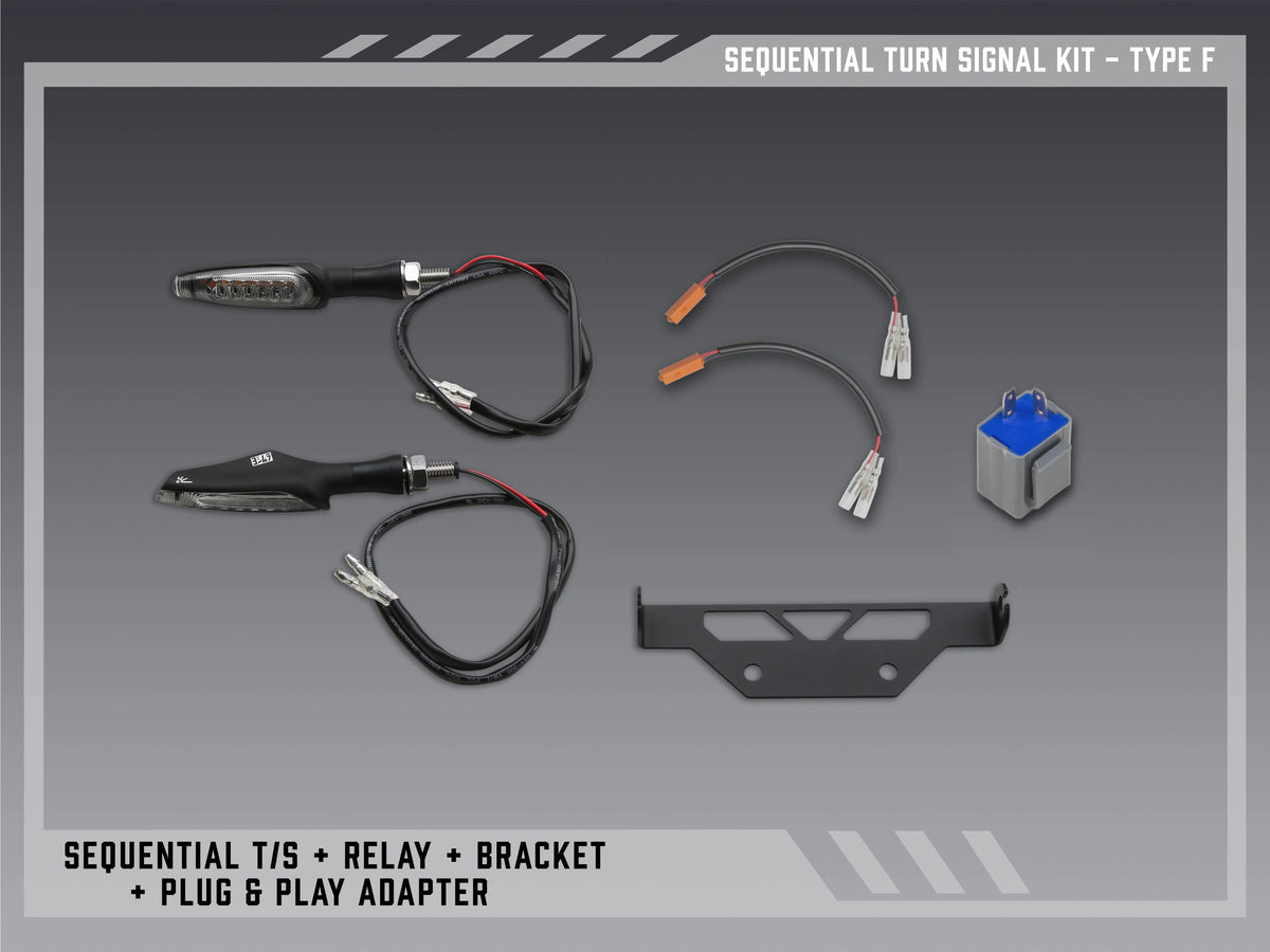 Yoshimura Type F Sequential Signal Kit For V2 Fender Eliminators