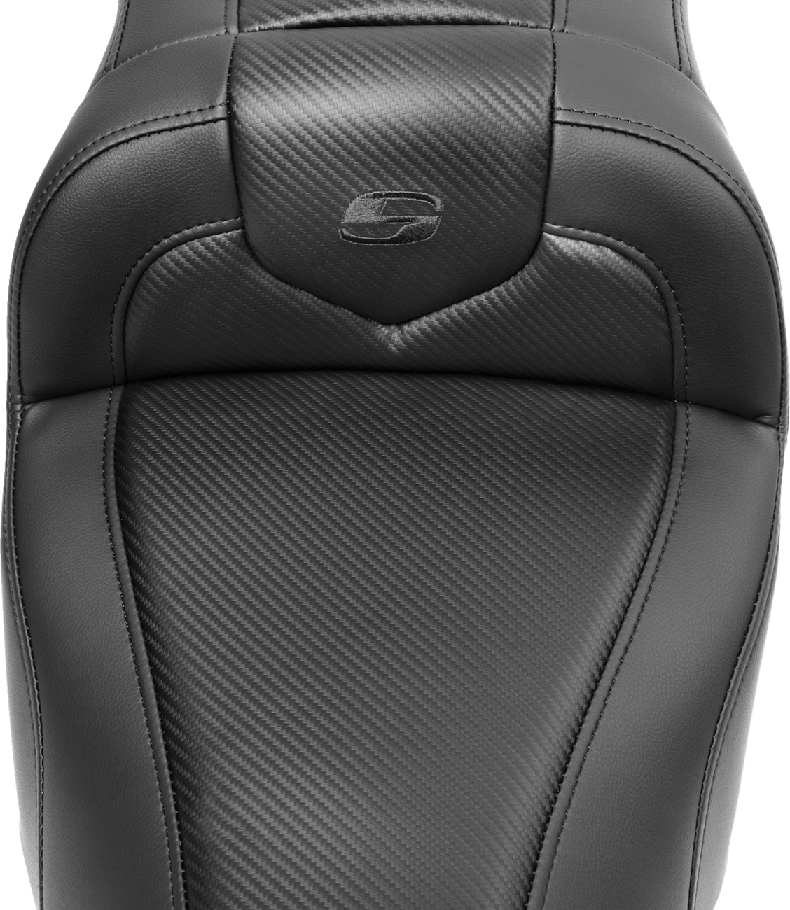 Saddlemen RoadSofa™ Seat - Carbon Fiber - With Backrest - FLTR/FLHX '23-'24