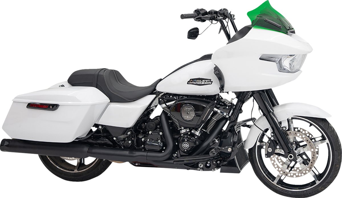 Klock Werks Kolor Flare® Windshield - 10" - Green - '23-'25 FLTRX