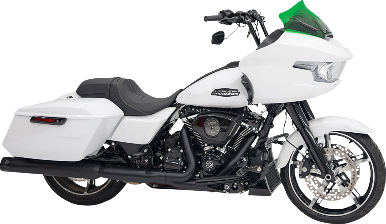 Klock Werks Kolor Flare® Windshield - 10" - Green - '23-'25 FLTRX