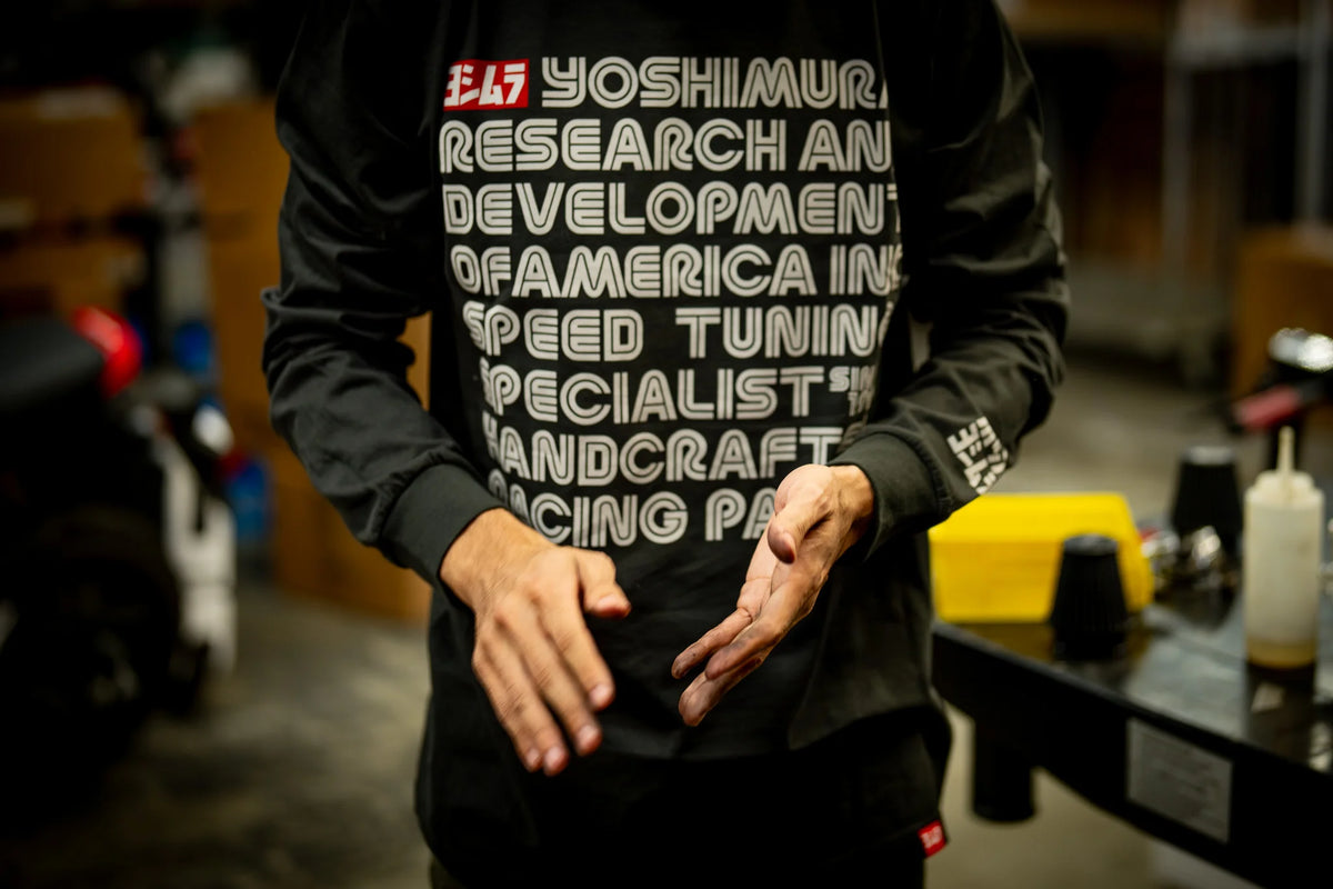 Yoshimura Intro Long Sleeve Tee Coal