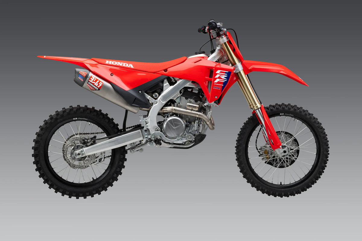 Yoshimura CRF250R/RX 25-26 RS-12 Titanium Full Exhaust, W/ Titanium Muffler