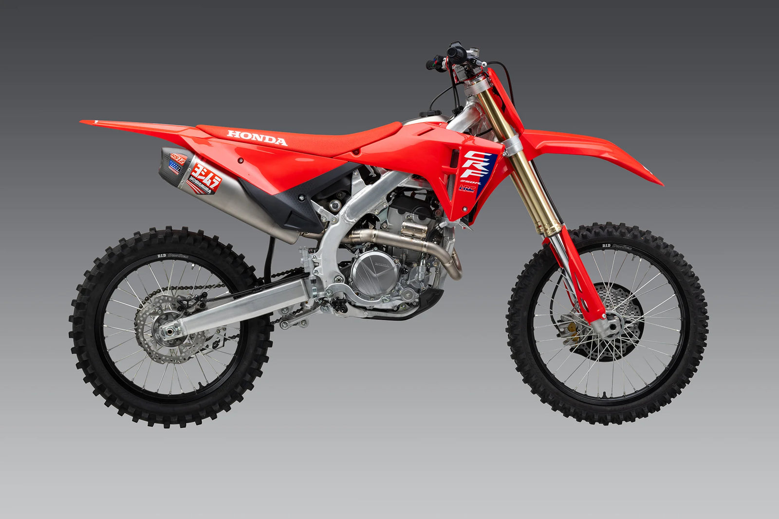 Yoshimura CRF250R/RX 25-26 RS-12 Titanium Full Exhaust, W/ Titanium Muffler