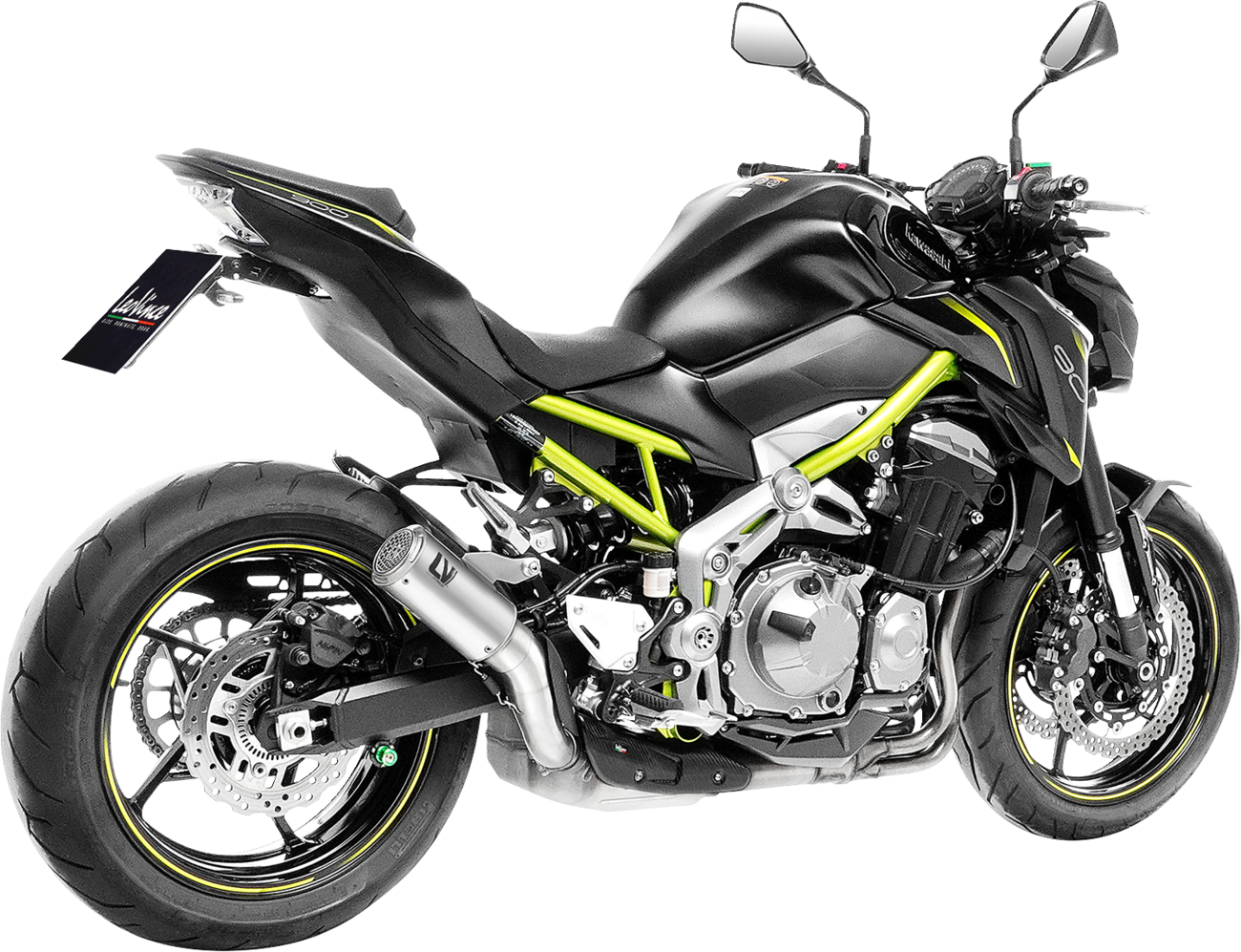 LeoVince LV Corsa S Slip-On Muffler - Titanium - Kawasaki Z 900