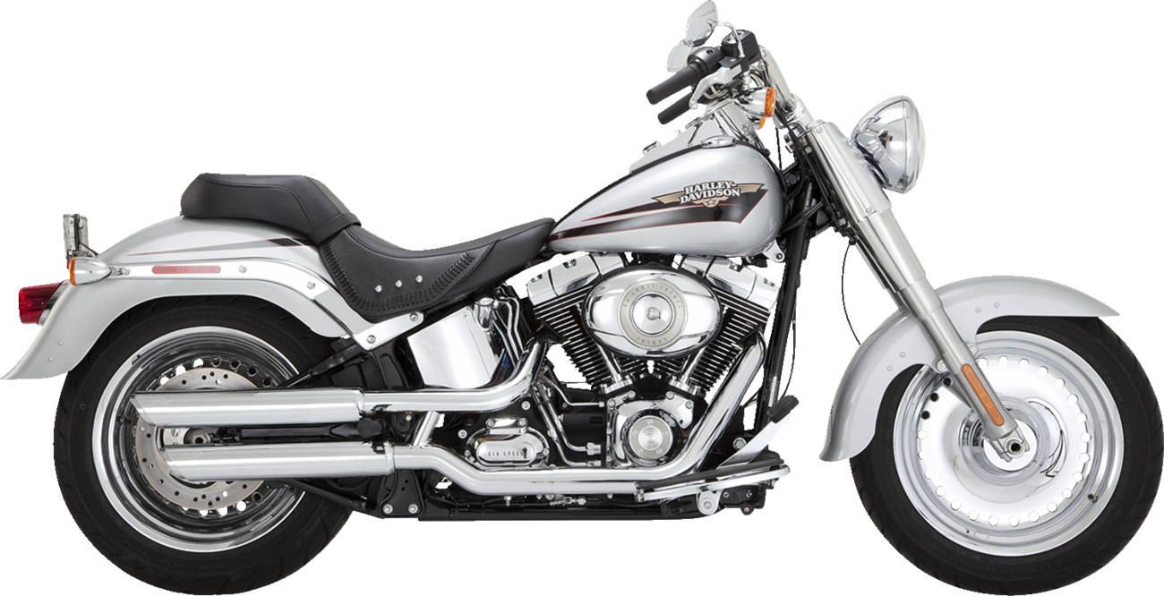 Vance & Hines 3" Twin Slash Slip-On Muffler - Chrome