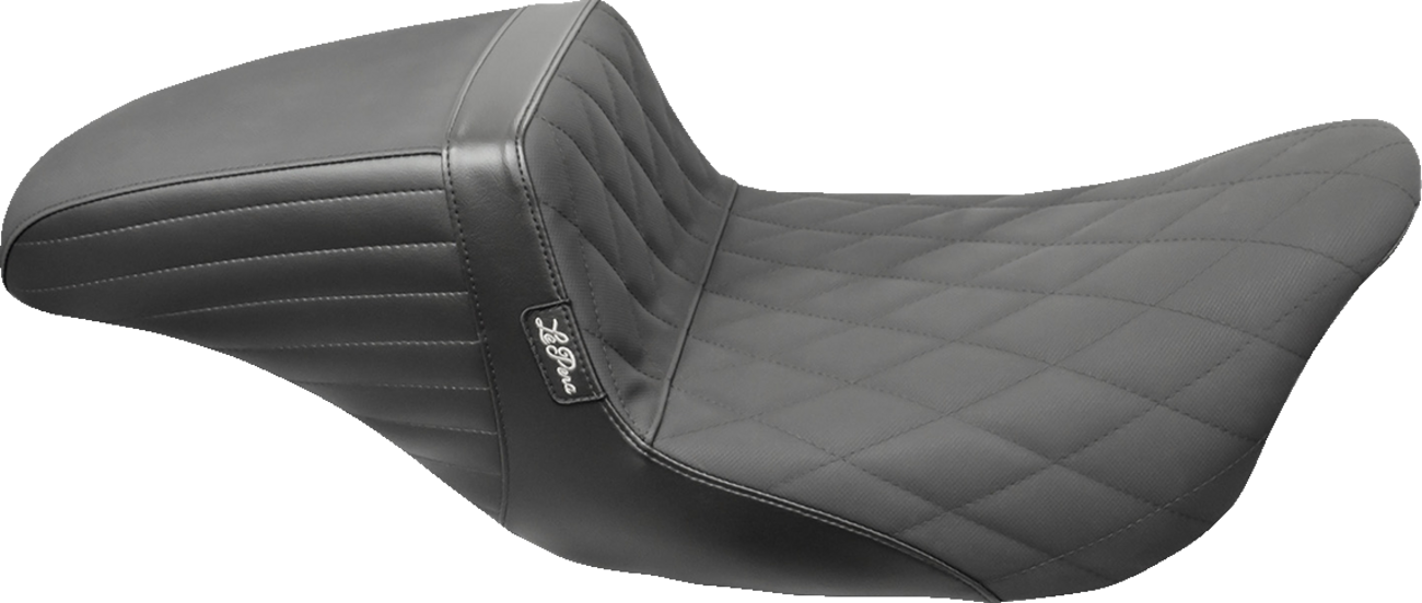 Le Pera Kickflip Daddy Long Legs Seat - Diamond W/ Gripp Tape - Black - FL '08-'23