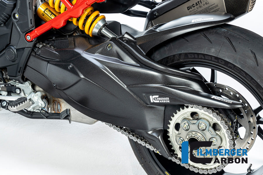 Ilmberger Carbon Swingarm Cover With Chainguard Matt MTS/PP/RS