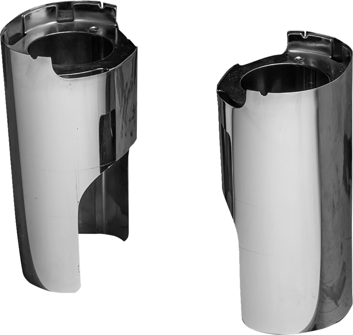 Arlen NESS Fork Boot Cover - Chrome - Smooth