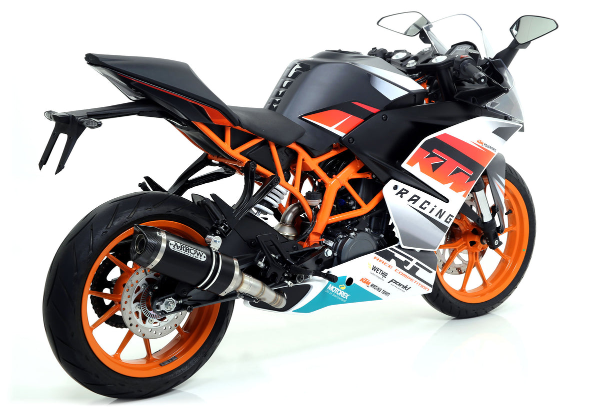 Street Thunder Aluminium Dark" Slip On With Carbon End Cap"