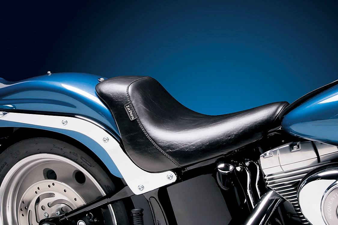 Le Pera Bare Bones Solo Seat - Smooth - Black - FL/FX '06-'17