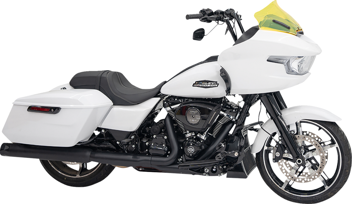 Klock Werks Ice Flare® Windshield - 10" - Yellow Ice - '23-'25 FLTRX