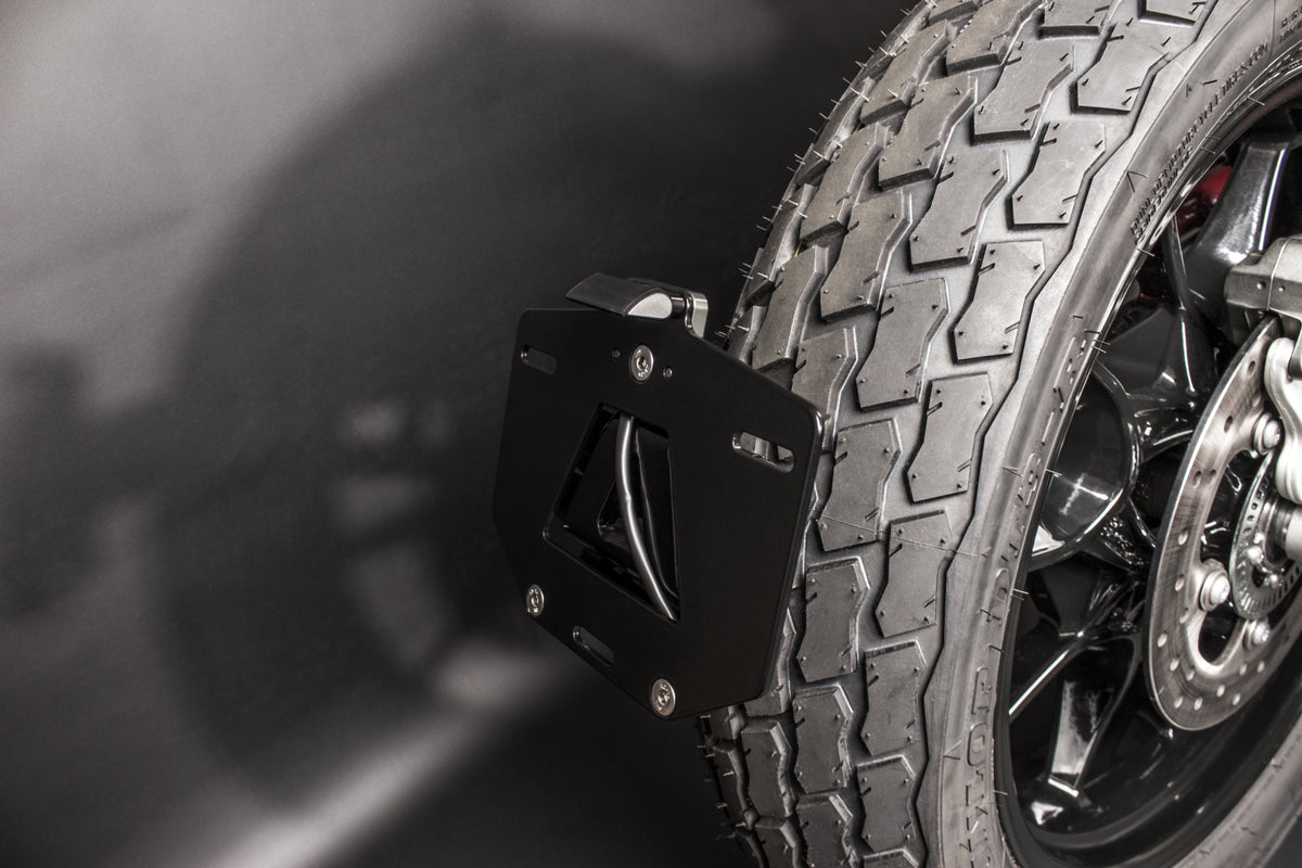 Gilles Tooling Licence Plate Holder Black/Grey