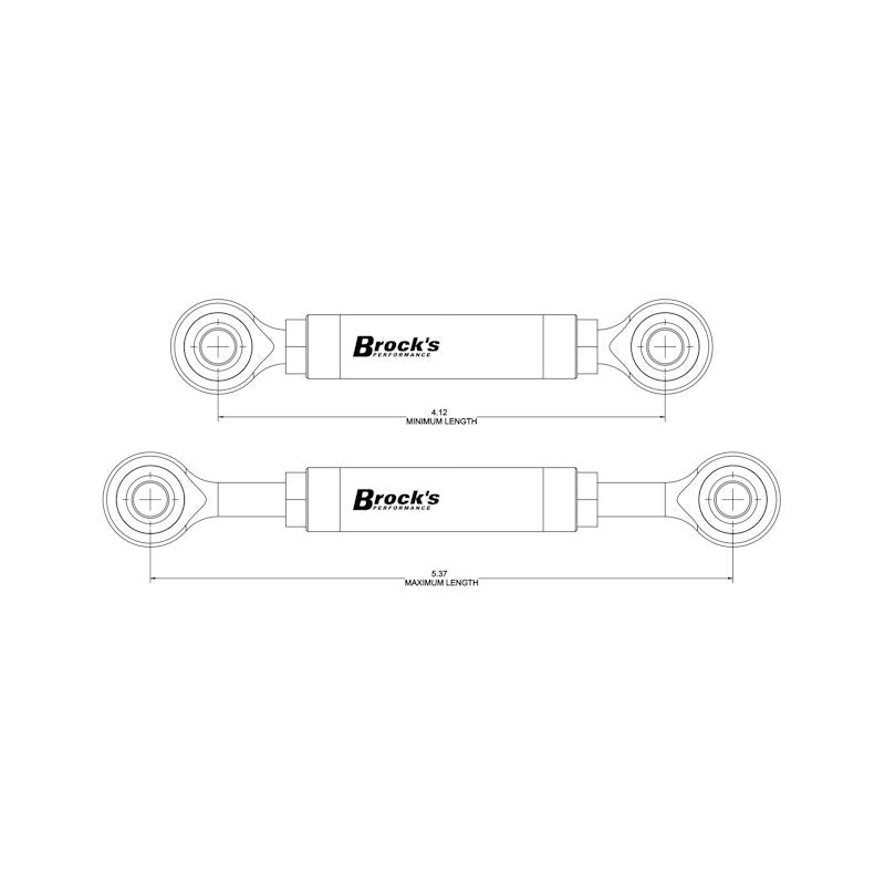 Brocks Performance Adjustable Carbon Fiber DDC Leveling Rod K67 S1000RR