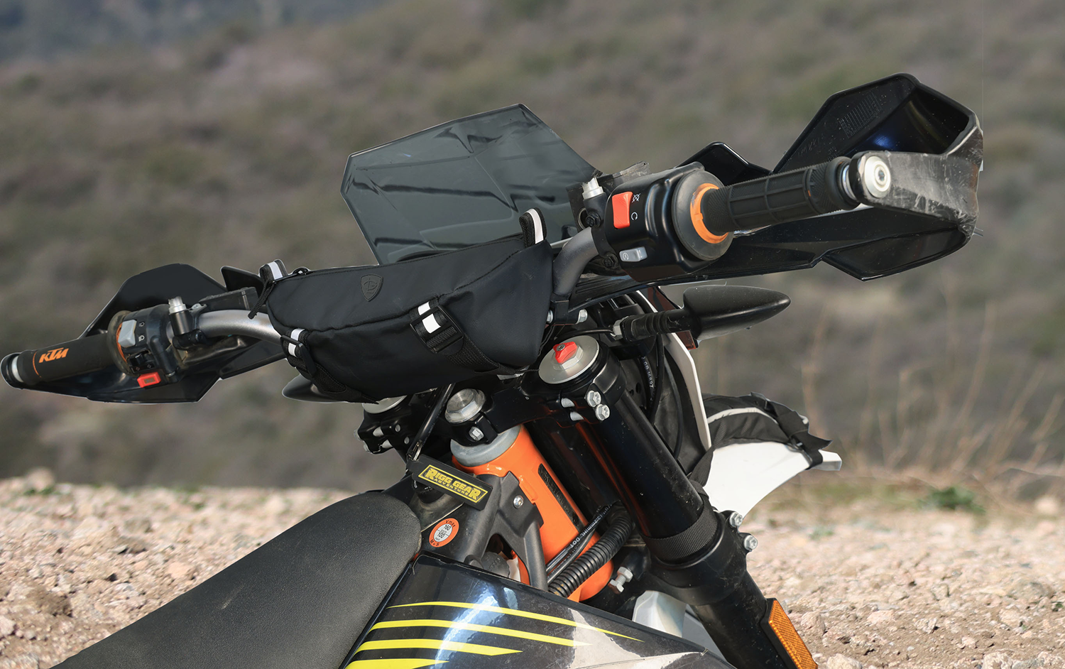 Nelson RIGG Greg Lutzka Signature Handlebar Bag - Black