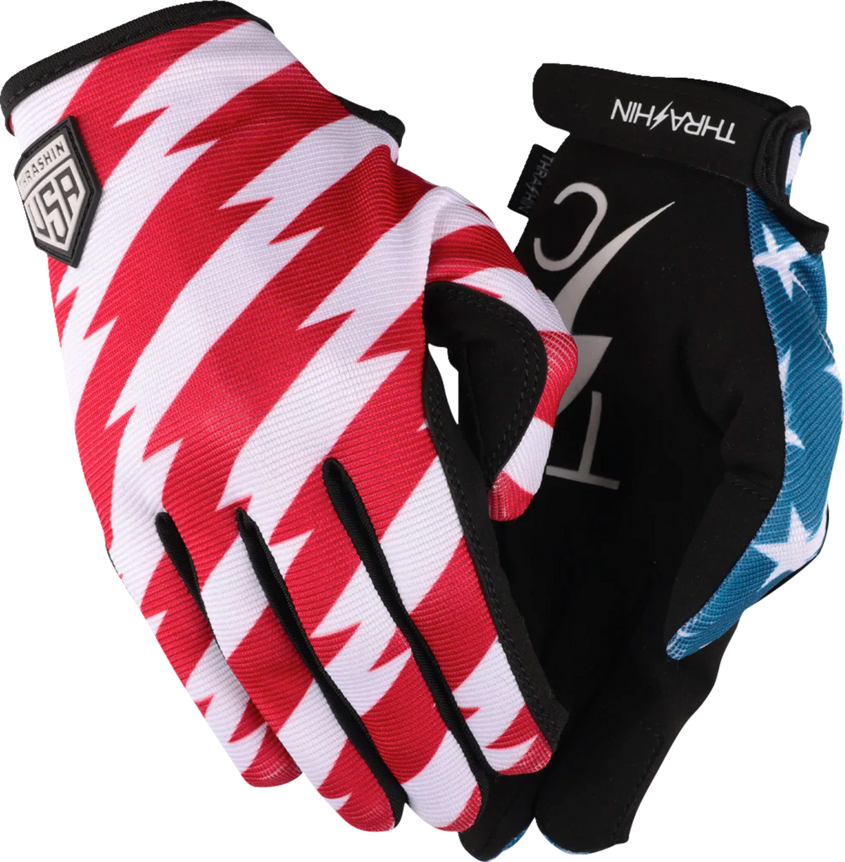 Thrashin Supply CO. Stars &amp; Bolts Stealth Gloves