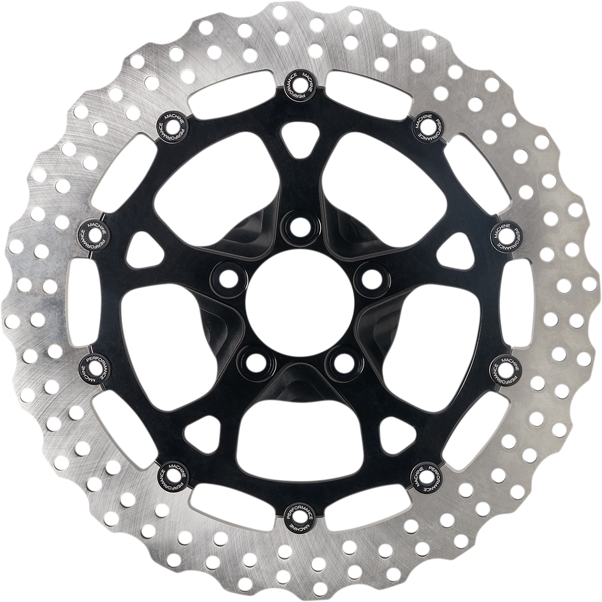 Performance Machine (PM) Dominator Rotor - Front - 13" - Black