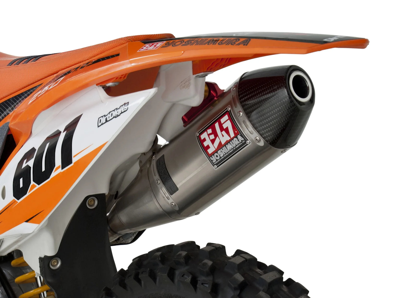 Yoshimura KTM 250 SX-F 13-15 RS-4 Titanium Full Exhaust, W/ Titanium Muffler