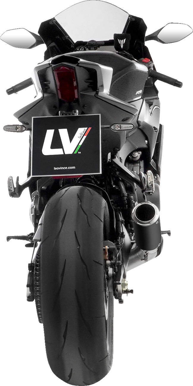 LeoVince 3-Into-1 LV Corsa Exhaust System - Black - YZF-R9