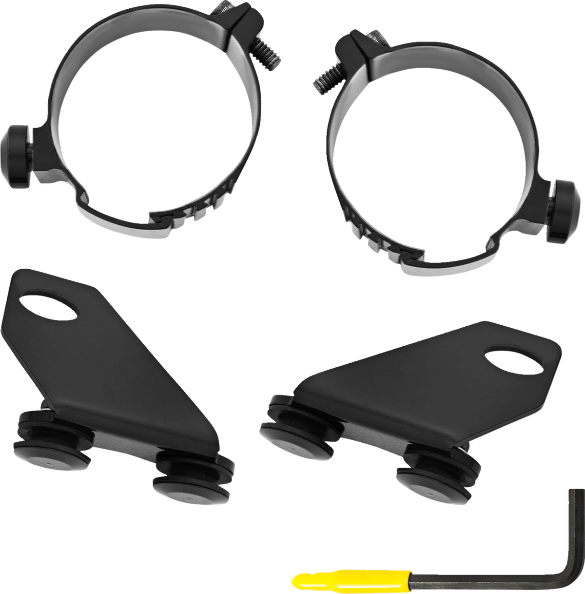 Memphis Shades Lowers Mounting Kit - Black Low Rider S