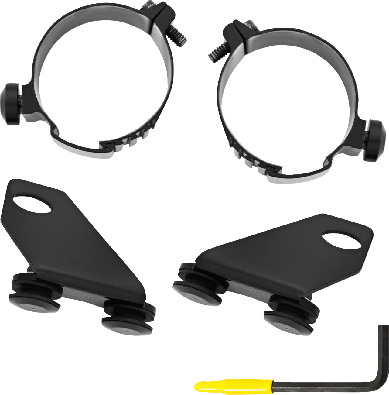 Memphis Shades Lowers Mounting Kit - Black Low Rider S