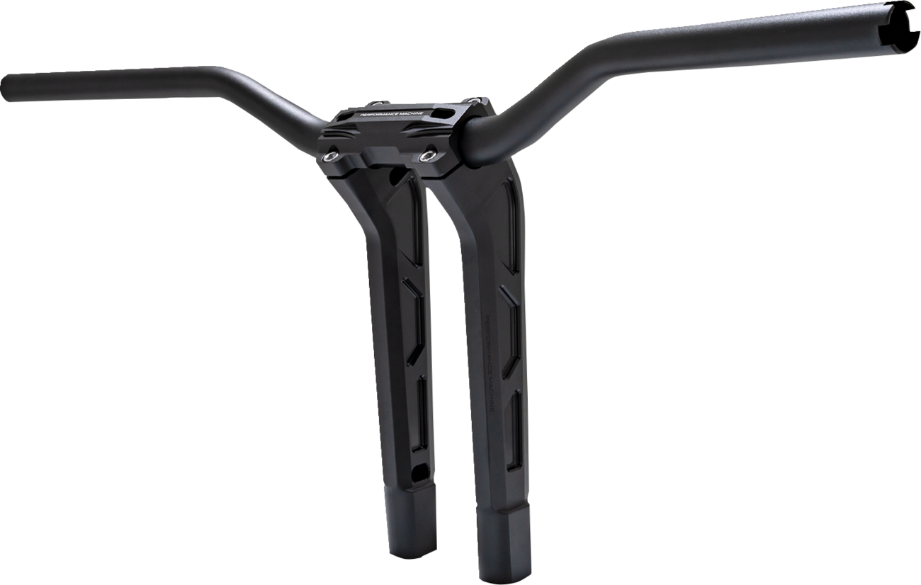 Performance Machine (PM) Phatbar & Riser Kit - Internal Wiring - 11-1/2" - Black Ops