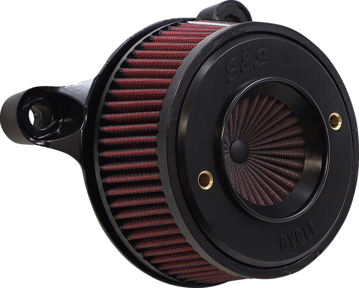 S&amp;S Cycle Air Stinger Stealth Air Cleaner Kit - Black Chrome Ring