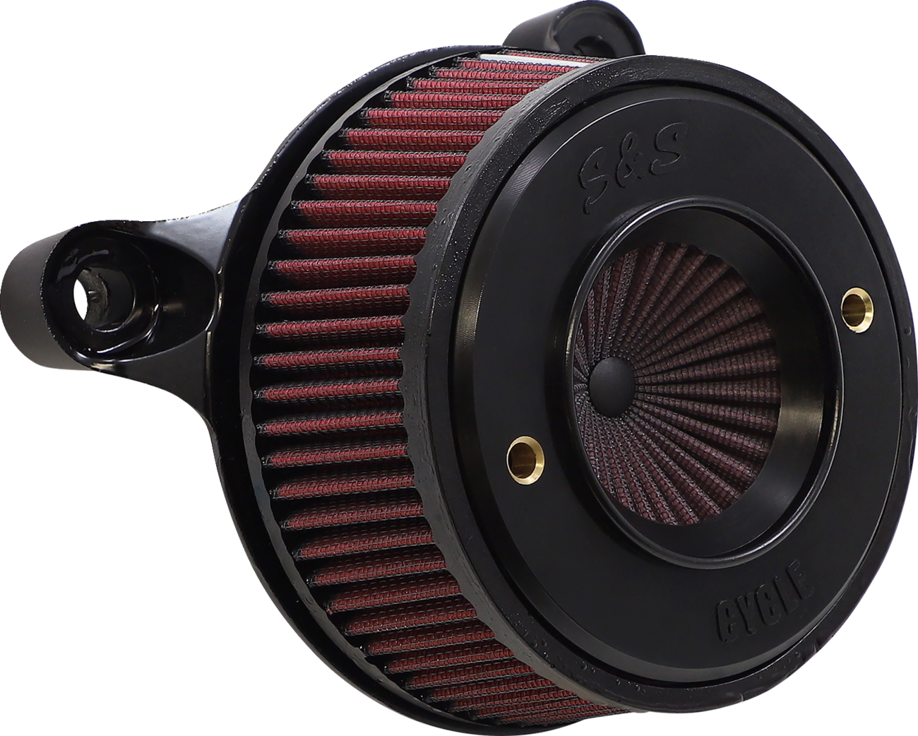 S&S Cycle Air Stinger Stealth Air Cleaner Kit - Black Chrome Ring