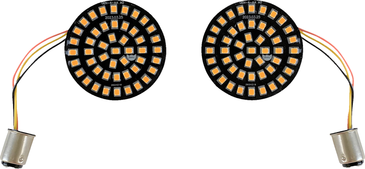 Custom Dynamics Turn Signal Insert - LED - Amber - 1157
