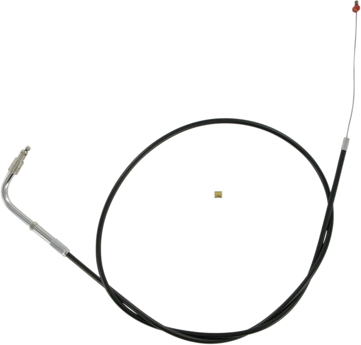 Barnett Black Vinyl Throttle Cable - +6" Size - 49-1/2" Length