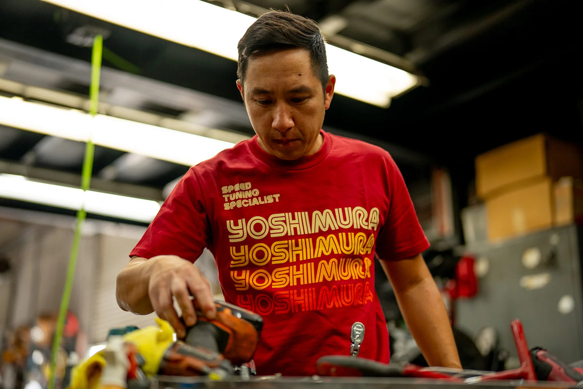 Yoshimura Shades Tee Cardinal