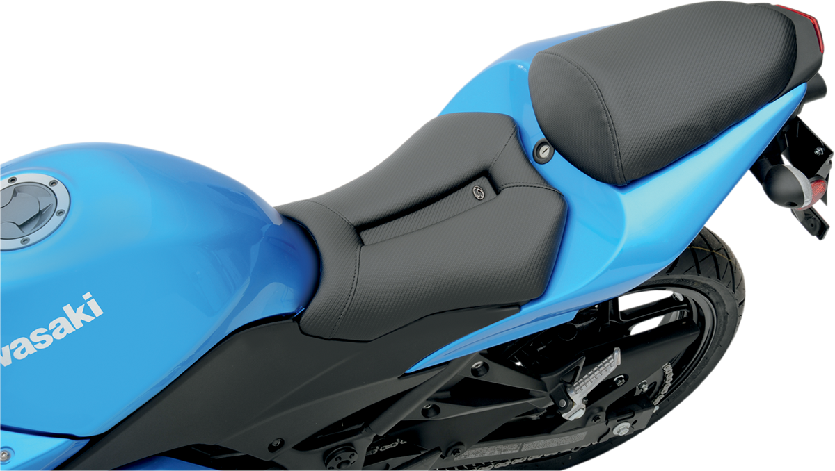Saddlemen Gel Channel™ Track Carbon Fiber Sport Seat - Black - ZX10R