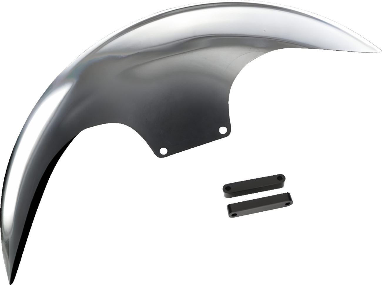Paul Yaffe Bagger Nation Cafe Front Fender - 19" Wheel - With Black Adapters