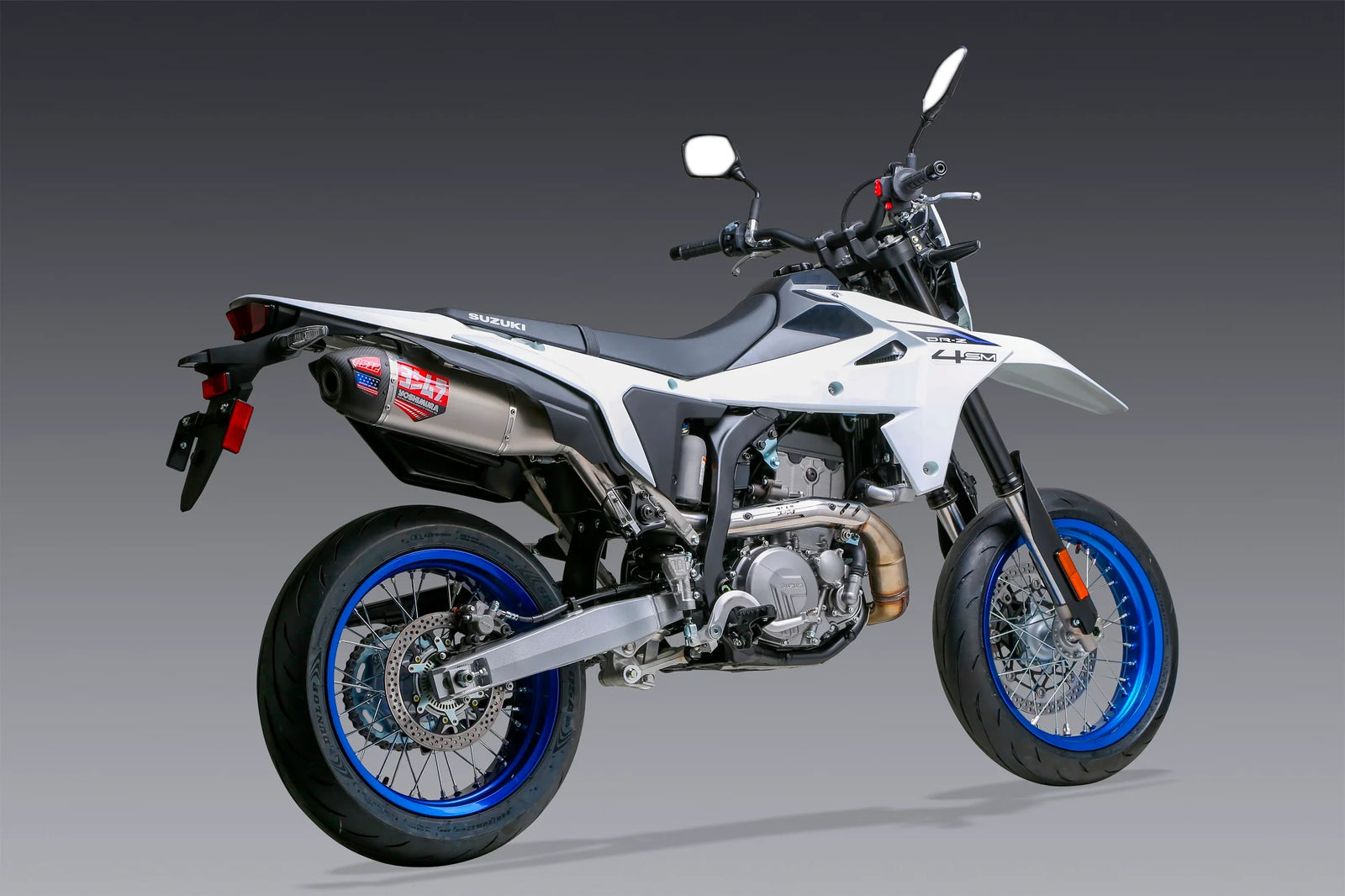Yoshimura DR-Z4 S/Sm 25-26 RS-12 Stainless Slip-On, W/ Stainless Muffler