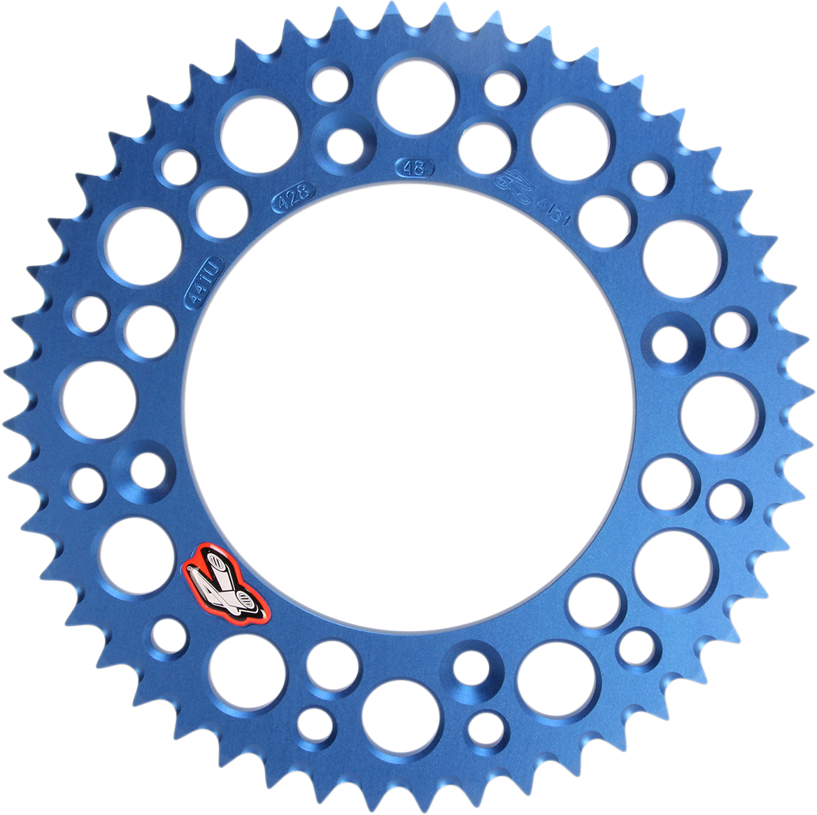 Renthal Rear Sprocket - Aluminum - 48 Tooth - Blue - Gas Gas/Husqvarna/KTM