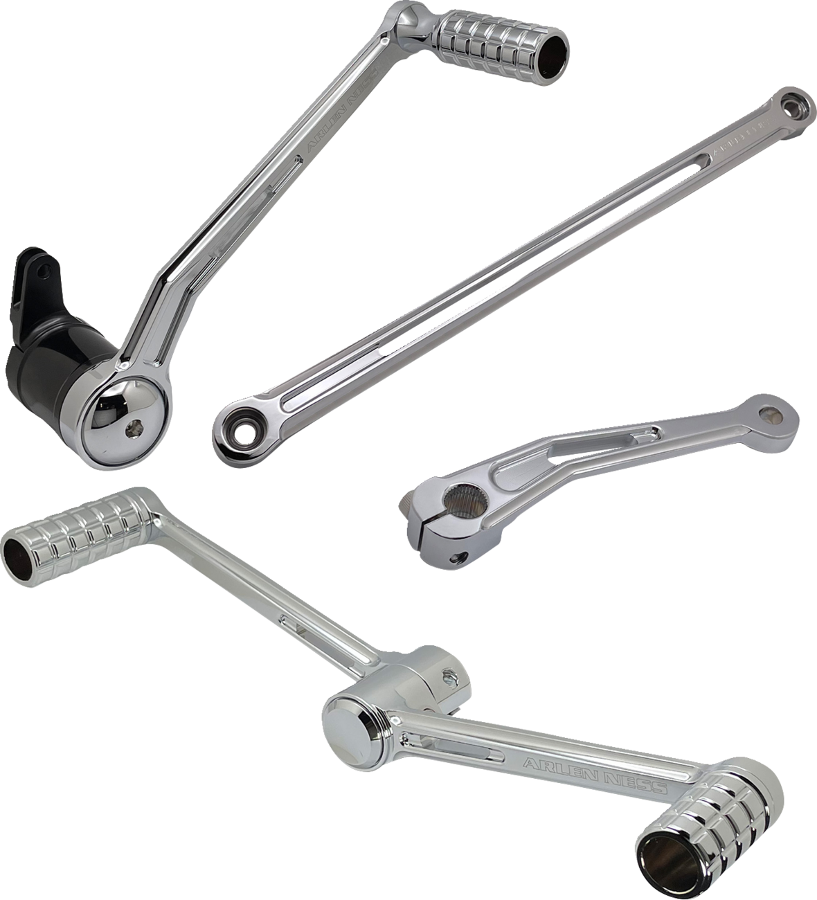 Arlen NESS SpeedLiner Foot Control Kit W/ Heel/Toe Shifter - Chrome