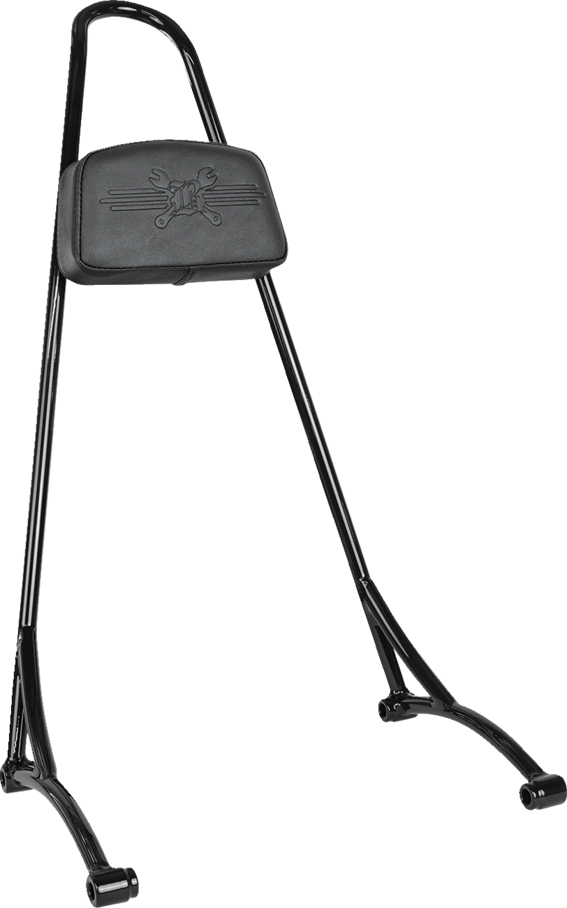 Burly Brand 20" Tall Sissy Bar - Black - Honda - CMX