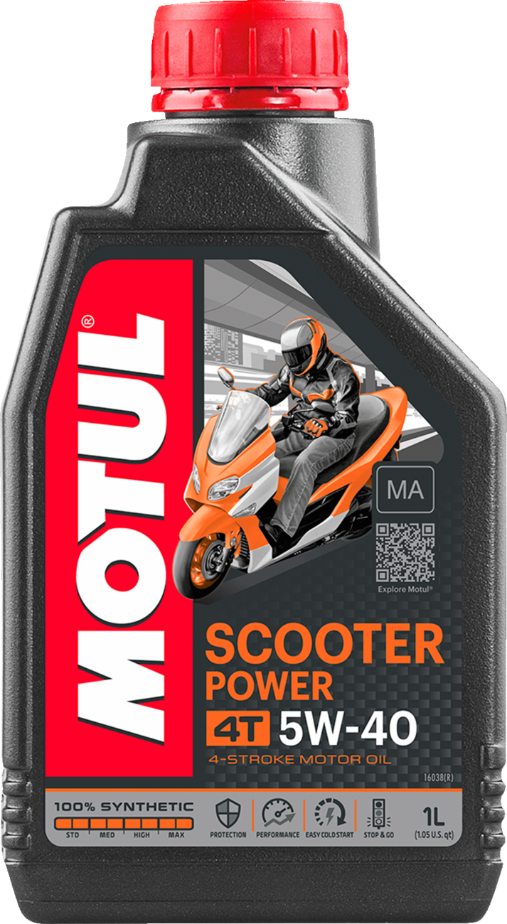 Motul Scooter Power 4T Oil - 5w-40 - 1L