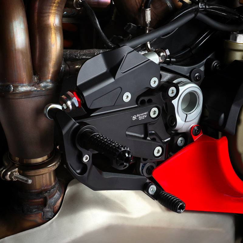 Bonamici Racing Adjustable Rearsets ”pista”- Ducati Panigale V4 - V4s- V4R (2025/2026)