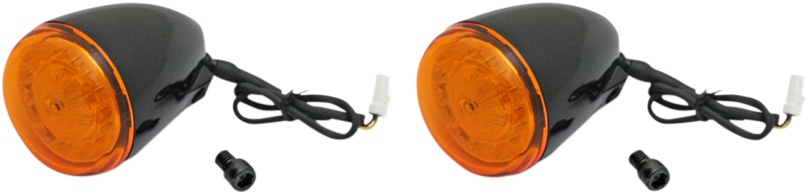 Custom Dynamics ProBEAM® Turn Signals - Black/Amber