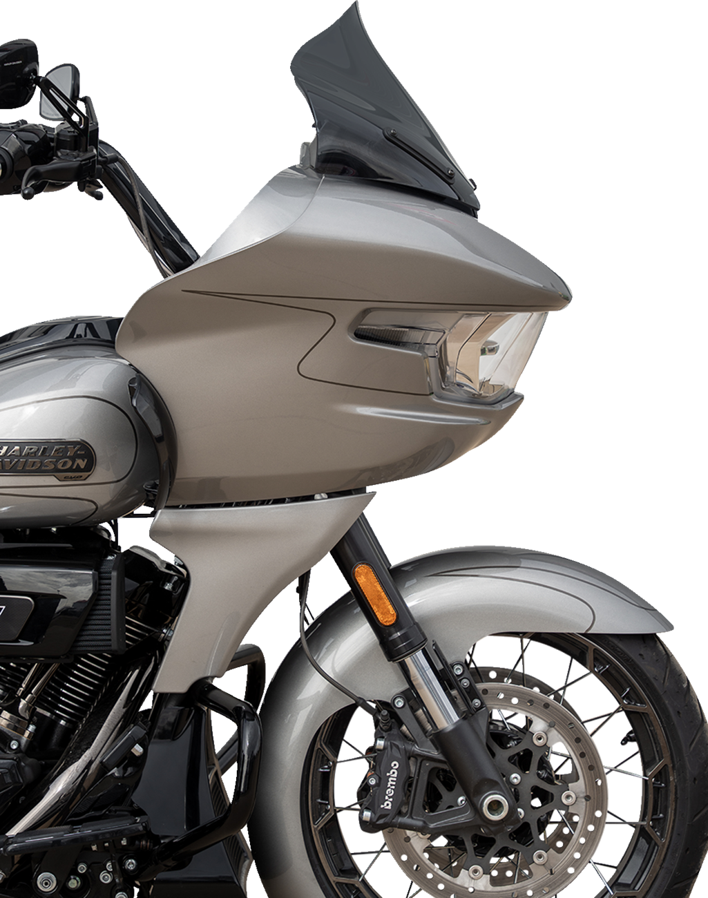 Klock Werks Pro-Touring Flare® Windshield - 12" - Dark Smoke - '23-'25 FLTRX