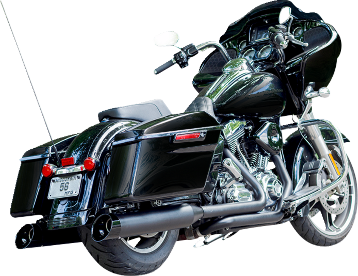 S&S Cycle 4-1/2" Black MK45 Cutlass Performance Mufflers