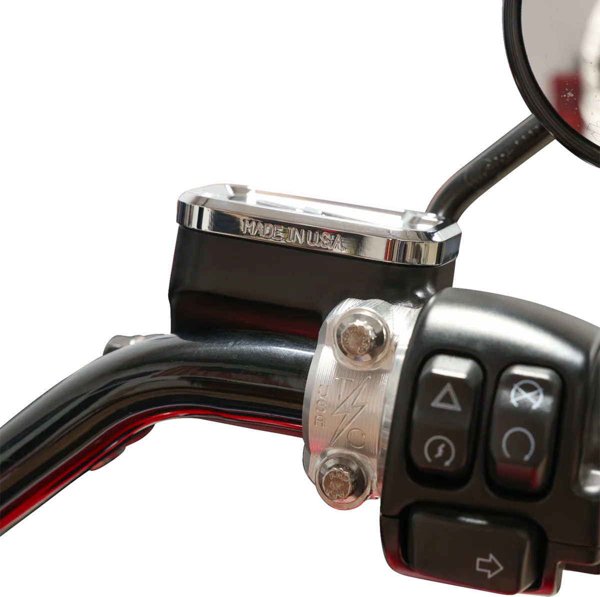 Thrashin Supply CO. Master Cylinder Cover - Brake - Front - Chrome