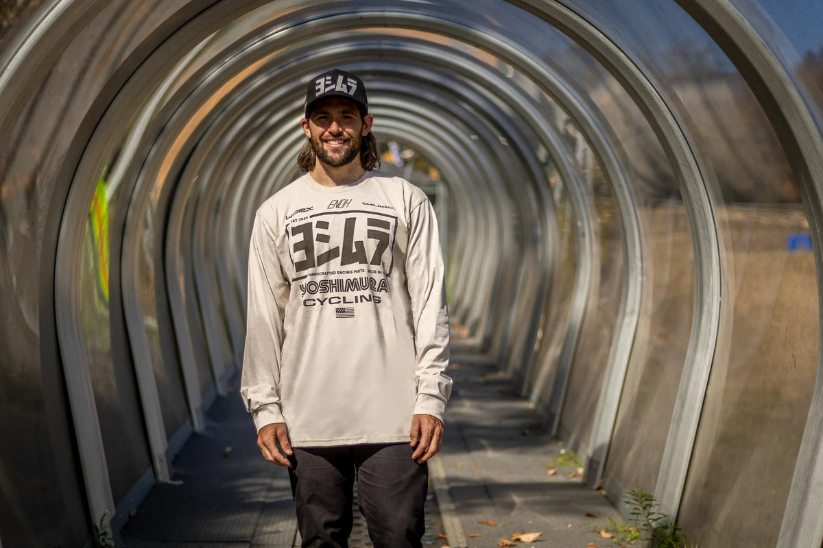 Yoshimura Race Team Long Sleeve Tee Bone